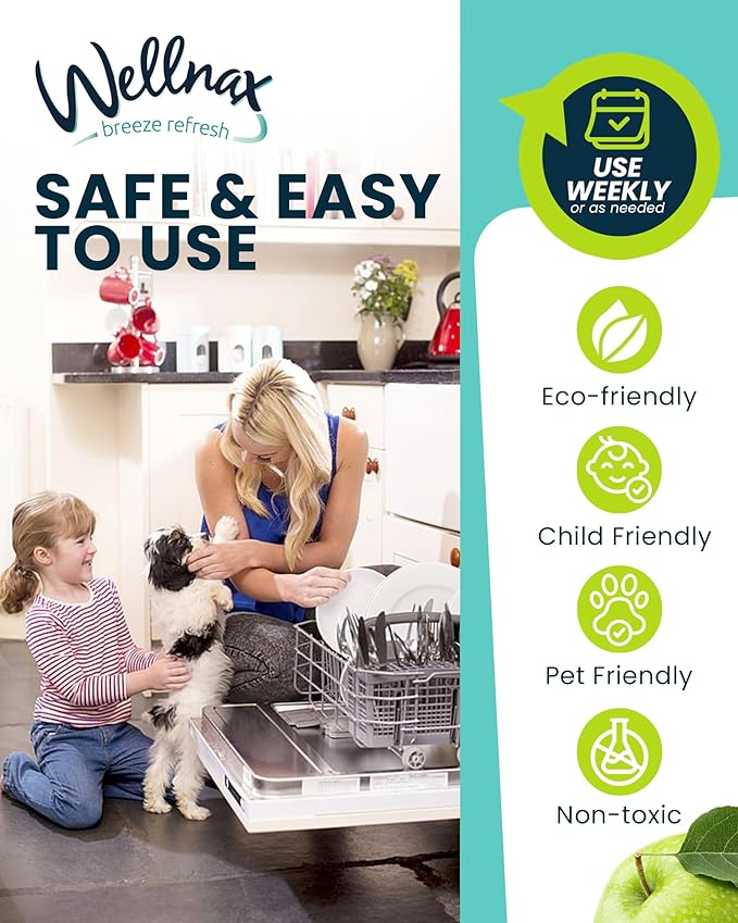 Wellnax Dishwasher Freshener (Green Apple)