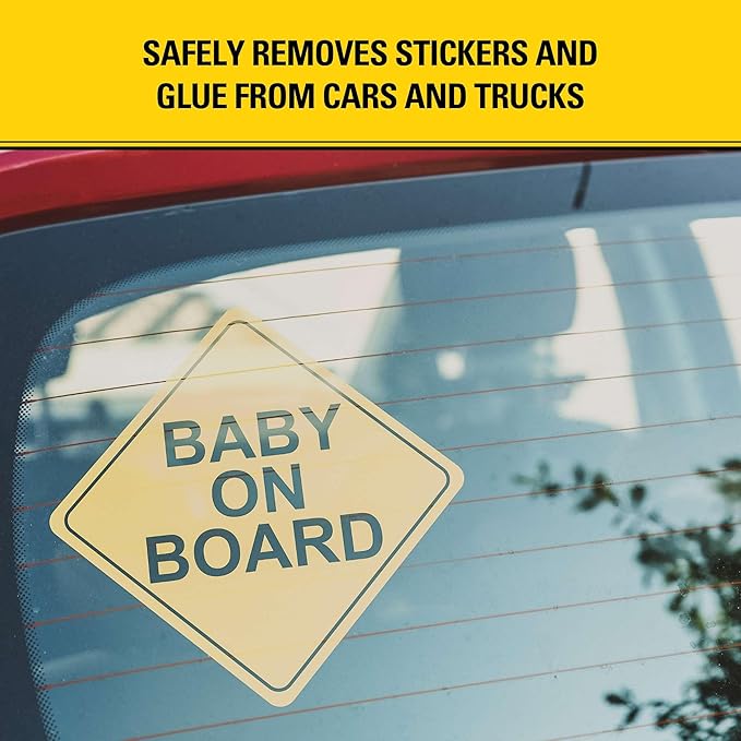 STANLEY T242 Label & Sticker Remover - Automotive-Grade Adhesive Cleaner - Safely Removes Adhesive Residue on Auto Surfaces - 5 oz - 1 Pack