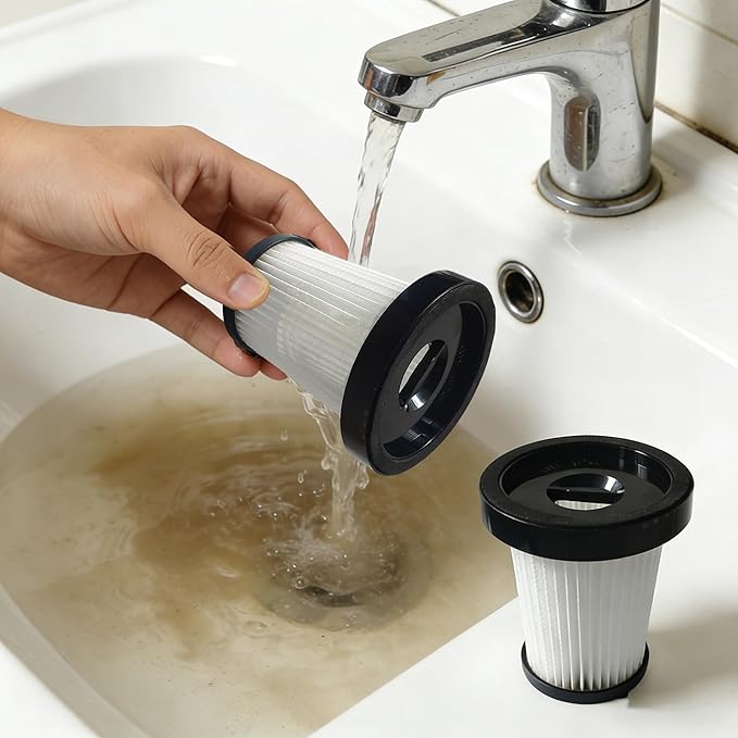 2 Pack A13 Hepa Filters Replacement Compatible with NADALY Cordless Vacuum, Washable and Durable Filters Works with NADALY Stick Vacuum.