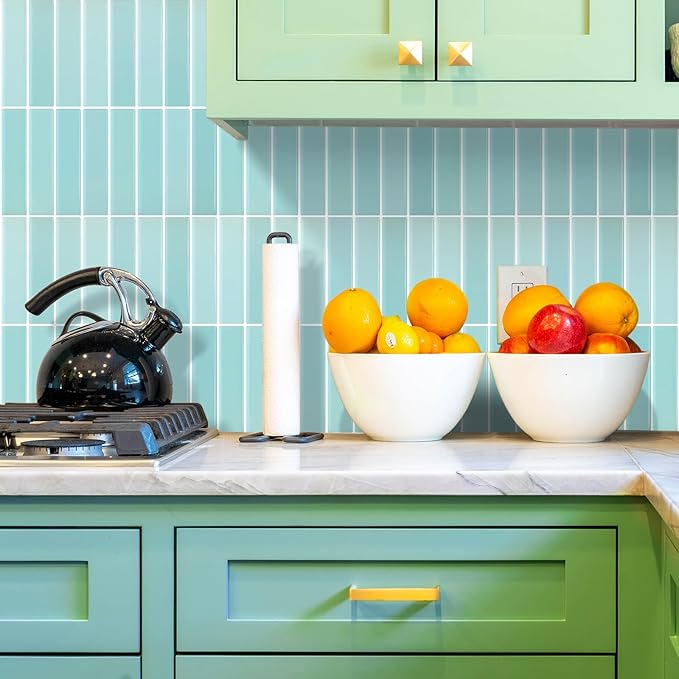 Peel and Stick Tile，New Upgrade Thicker Design Self Adhesive 12" x 12" Large Premium Peel and Stick Backsplash for Kitchen,Bathroom, Living Room, RV Etc（10-Sheet）.