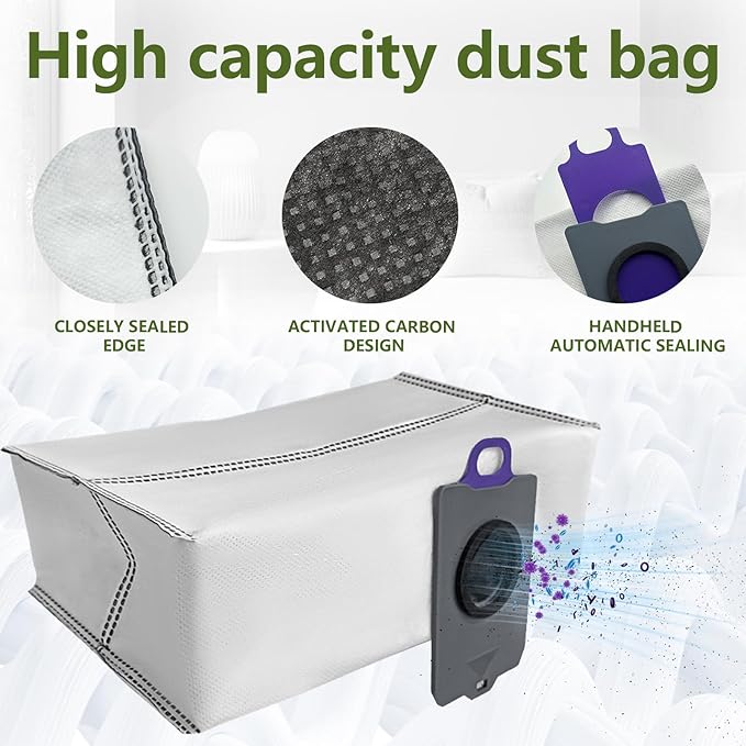 Accessories for Narwal Freo Z10, Freo Z10 Ultra Robot Vacuum, 1 Main Brush, 4 Filters, 4 Mop Pads, 6 Side Brushes, 6 Dust Bag, Freo Z10 Replacement 22 Pcs