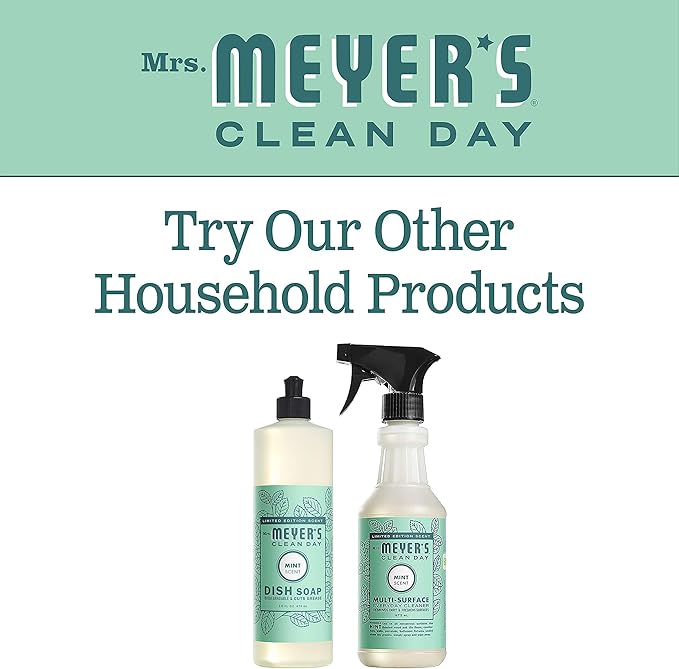 Mrs. MEYER'S CLEAN DAY Multi-Surface Everyday Cleaner Mint Scent, 16 Fl Oz (Pack of 6)