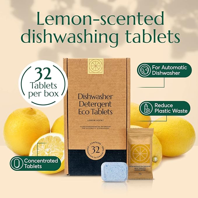 CLEANOMIC Garbage Disposal Cleaner, Diswasher Pods & Reusable Kitchen Cloth Bundle