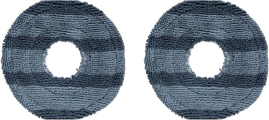 eufy Official Accessories, 2-Pack Vacuum Mop Replacement Pads, Compatible C20 Omni, Washable and Reusable Soft Mopping Pad Parts Accessories