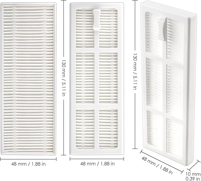 (5 Pieces) HEPA Filters Compatible With Narwal Freo, Wet Dry Vacuum Cleaner Filter Kit, Replacement Parts 5 Filters