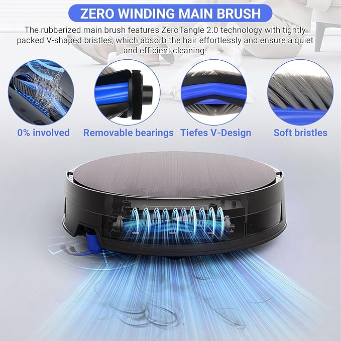 17 Pcs X11 OmniCyclone Replacement Accessories kit for Ecovacs Deebot X11 OmniCyclone, 1 Main Brush 2 Roller Mop 4 Sponge Filter 4 Side Brush 4 HEPA Filter 1 Screwdrivers 1 Clean Brush
