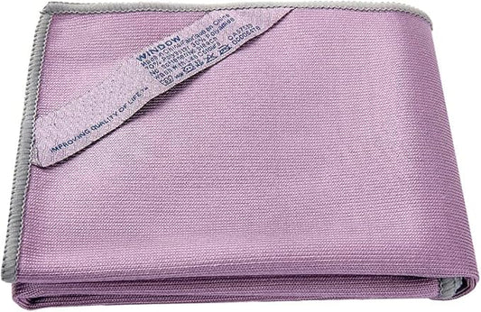 Window Cleaning Cloth.Glass Cleaning Cloth, Streaks Scratches Free. Purple 1 Pack