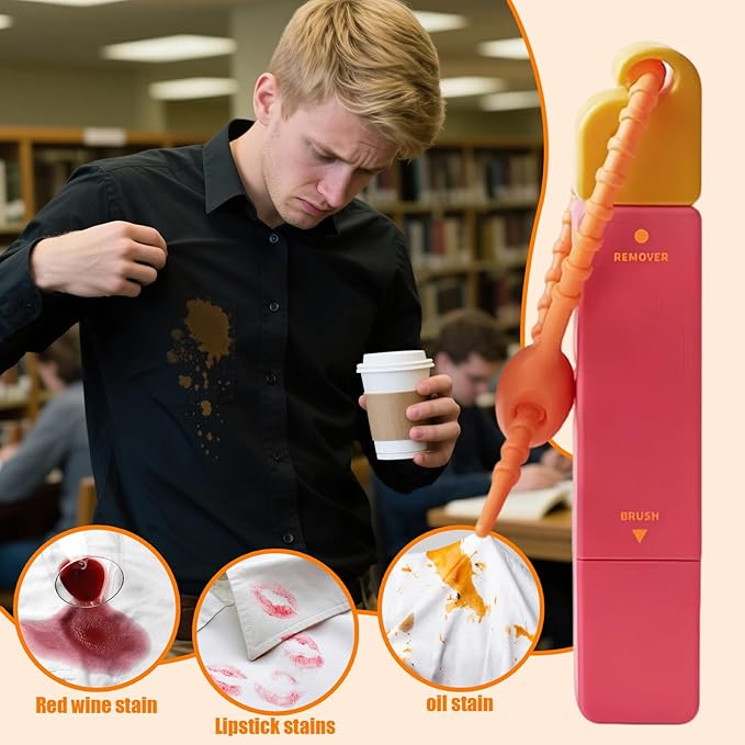 Stain Pen For Clothes, Portable Stain Remover Pen, Instant Double-Ended Spot Cleaner Fabric Cleaning Sticks For Clothing Bleaching