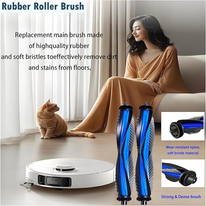 Replacement ECOVACS Accessories for DEEBOT X11 OmniCyclone / X11 Pro Omni / X11 Pro / X9 Pro Omni/X9 Pro：parts 1 Main Brush 4 Side Brushes 4 HEPA Filters 3 Dust Bags 4 Mop Pads Spare Attachments