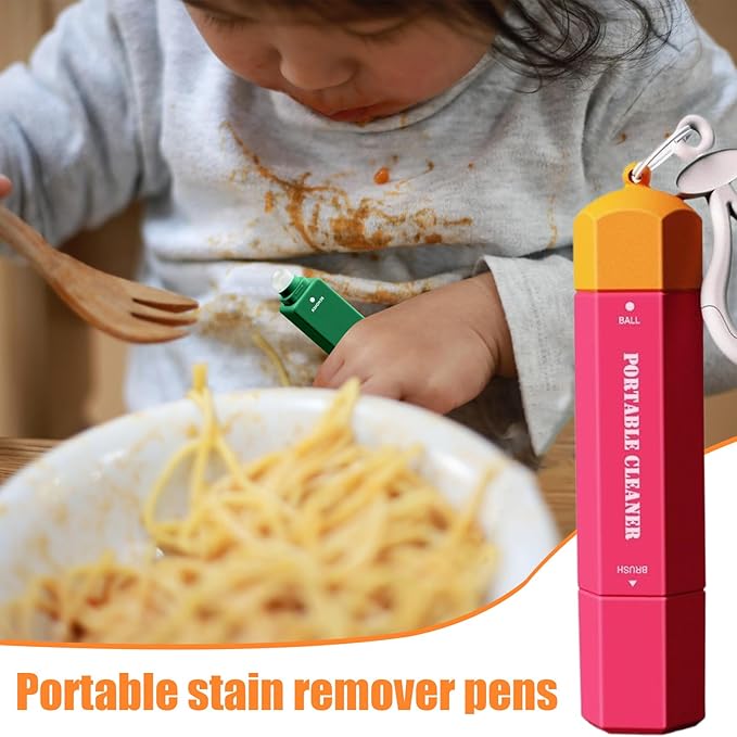Clothes stain-Pen – 15ml Instant Remover Stick, Portable Fabric Cleaning Tool, Fast-action stain-Elimination, Compact Laundry Accessory, free Design | stain-Pen Usage During Office Emergencies