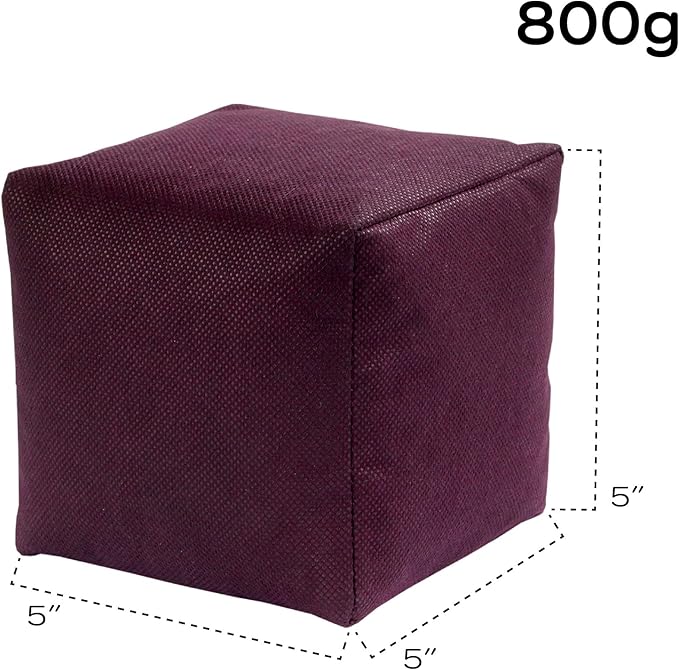 BambooMN Activated Bamboo Charcoal Air Purifier Cube - 800g Burgundy - 2 Units