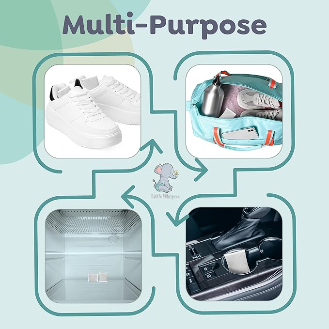 LittleWhispers Diaper Pail Odor Absorber -10 Pack - Carbon Filter Refills - Compatible with Diaper Genie Systems