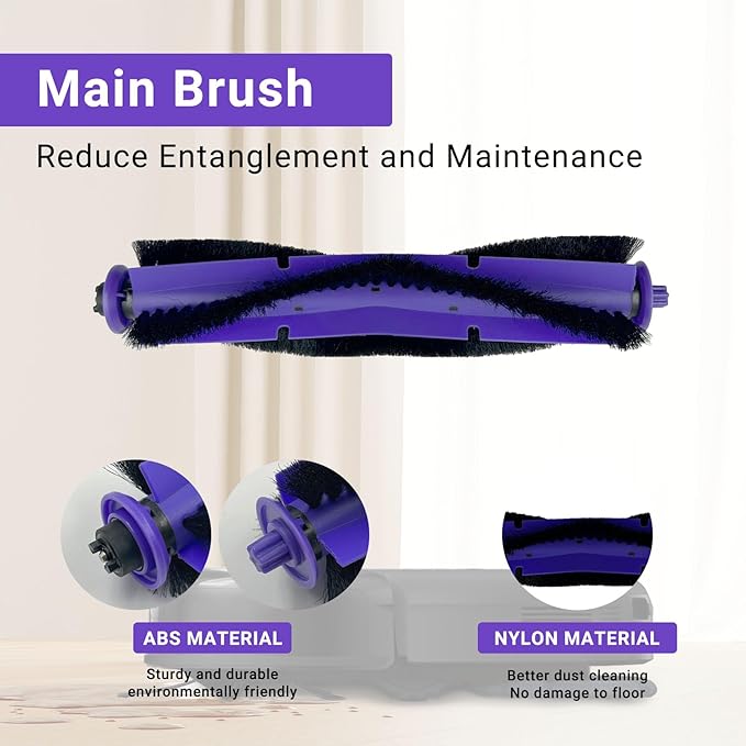 18-Pack‌ Narwal Freo Robot Vacuum Replacement Parts Kit Compatible with Narwal Freo Robot Vacuum ONLY (NOT for X Ultra/Z Ultra/Z Plus)