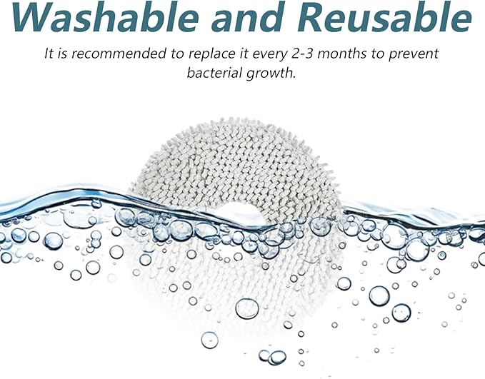 Mop Pad for ECOVACS DEEBOT X2 Omni/ T20 Omni/ T10 Omni/ X1 Omni/ X1 Turbo/T30 Pro/T30S Comb/ T30S,for Yeedi M12 Pro+ Vacuum Cleaner, T30S Mop Pad Replacement Accessories