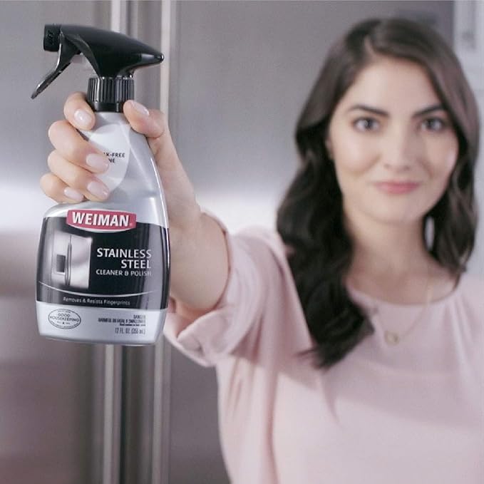 Weiman Stainless Steel Cleaner & Polish, 12 Fl Oz (Pack of 6)