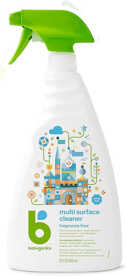 Babyganics Multi Surface Cleaner, Fragrance Free, 32 oz