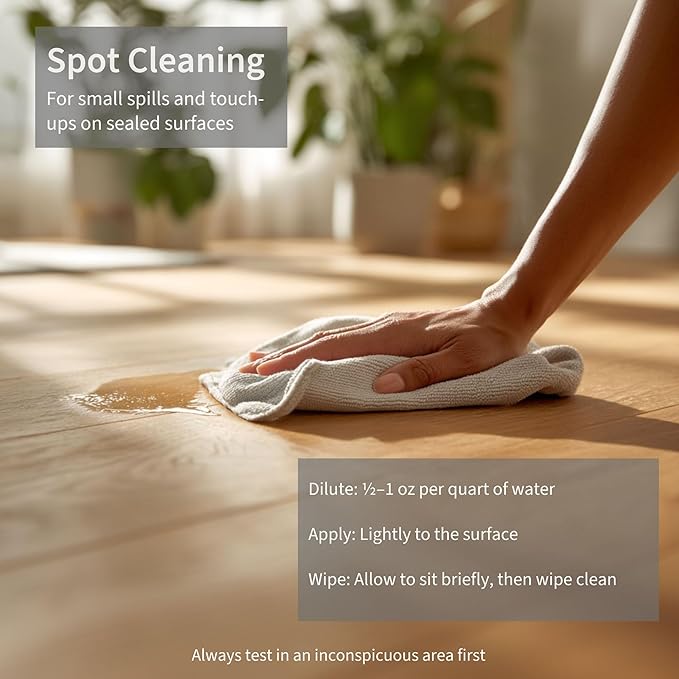Lapew Toasted Pecan Pie Scented Mop Soap - Luxury Floor Cleaner Concentrate for Mopping Tile, Laminate, Vinyl & Hardwood | Streak-Free, Low-Foam | 36 oz
