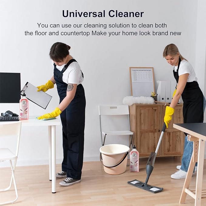All Purpose Multipurpose Floor Cleaner For Mopping Apply To Hardwood Granite Vinyl and Tile, Ph Neutral MultiSurface Mop Stain Cleaning Solution,Suitable For Kitchen And Bathroom Cleaner Refill Liquid