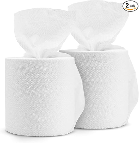 Fresh Towel Mix-N-Wipe Dry Wipes Refill, 2-Pack (220 Sheets) – Make Your Own Wet Wipes – 6" x 9" Sheets – Bulk Paper Towels