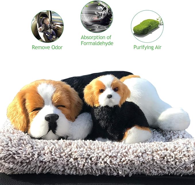 Ergocar Car Air Purifying Bags Cute Animals Odor Eliminator Bamboo Charcoal for Car Decoration & Eliminating Odors (Migru-A)