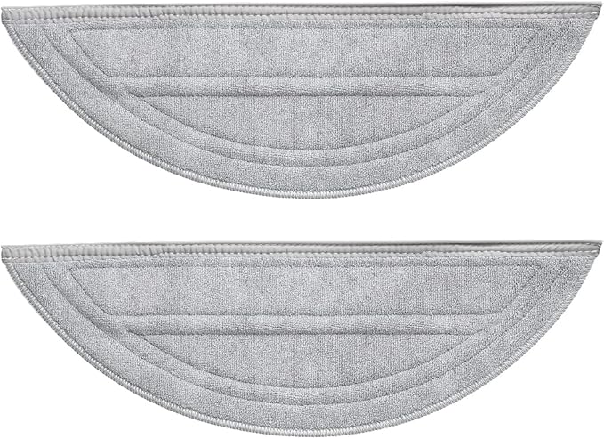 roborock 2 Pack Microfiber Mop Cloths for Saros 10 Robot Vacuum Cleaner, Mop Pad Replacement Accessories