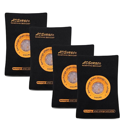 ADSorbco Rechargeable Desiccant Packs for Storage, Rechargeable Silica Gel Packets, Color Indicating Desiccant Packs for Suitcase, Storage Bins, 3D Filaments, Electronics, Cars, Safe (192, 50g)