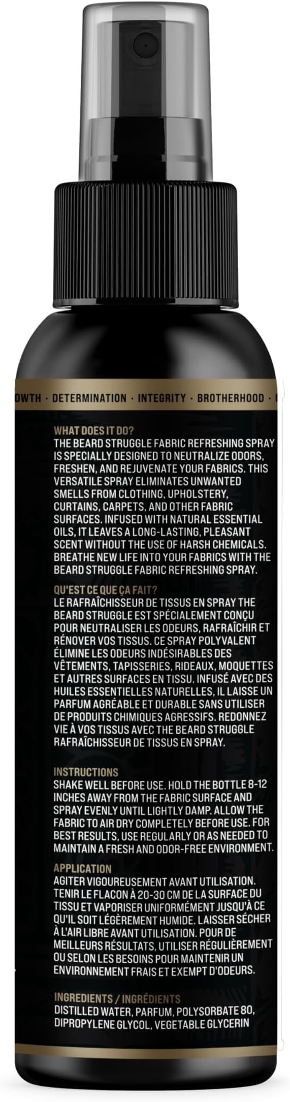 Fabric Freshener Spray by The Beard Struggle - Linen Spray Freshener for Cloths, Bed & Room Air Freshener - Odor Eliminator with Luxury Fragrance - Valhalla's Gates, Gold Collection (120ml)