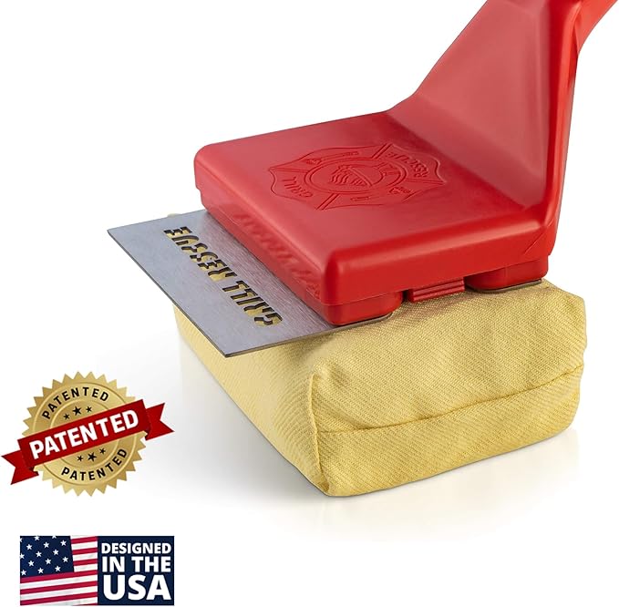 Grill Rescue BBQ Replaceable Scraper Cleaning Head, Bristle Free - Durable and Unique Tools for Cast Iron or Stainless-Steel Grates, Barbecue Cleaner (Replaceable Scraper Head)