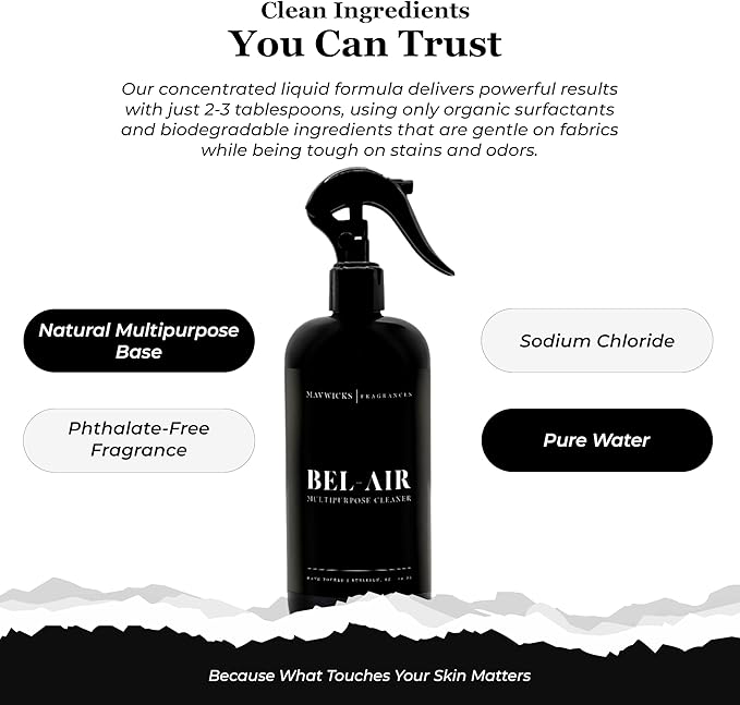 Fragrances All Purpose Cleaner Spray (Bel-Aire) 16 Oz – Multipurpose Surface Cleaning Spray for Kitchen, Bathroom, Floors and Counters, Home and Office, Natural and Non-Toxic