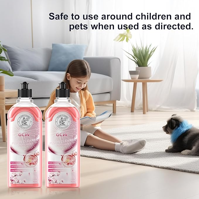 All Purpose Multipurpose Floor Cleaner For Mopping Apply To Hardwood Granite Vinyl and Tile, Ph Neutral MultiSurface Mop Stain Cleaning Solution,Suitable For Kitchen And Bathroom Cleaner Refill Liquid