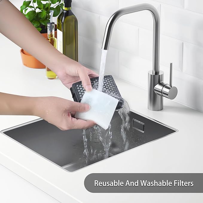 Replacement Filter Compatible with Kenmore BU4022 BU4050 BU4020 BU4018 Bagless Upright Vacuum (2 Hepa + 4 Foam Filters)