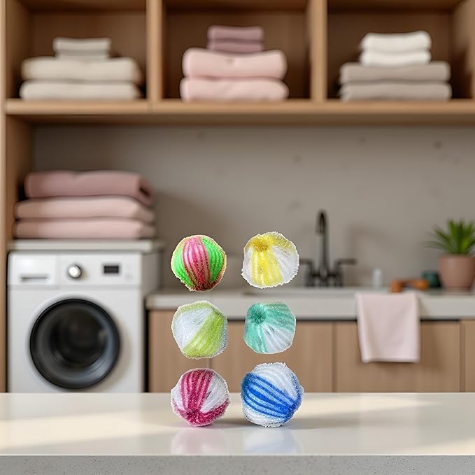 5 Pcs Hair Catcher Laundry Balls for Pet Hair, Reusable Hair Remover, Washing Machine Hair Laundry Ball Dryer for Clothing Dog Cat Pet Hair Remover for Lint Remover Washing Balls Household Supplies