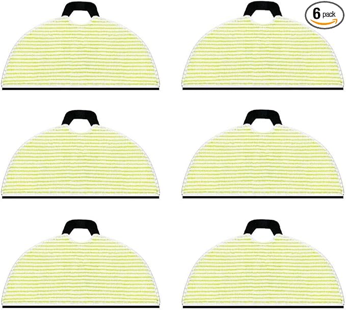 Goodsby 6x Replacement Washable Reusable Mopping Mop Pads for Shark AI Ultra 2 in1 AV2610WA AV2610WACA RV2400WD RV2410WD RV2600WA RV2600WD RV2610WA RV2610WACA RV2610WD RV2610WDCA RV2620WD Robot Vacuum