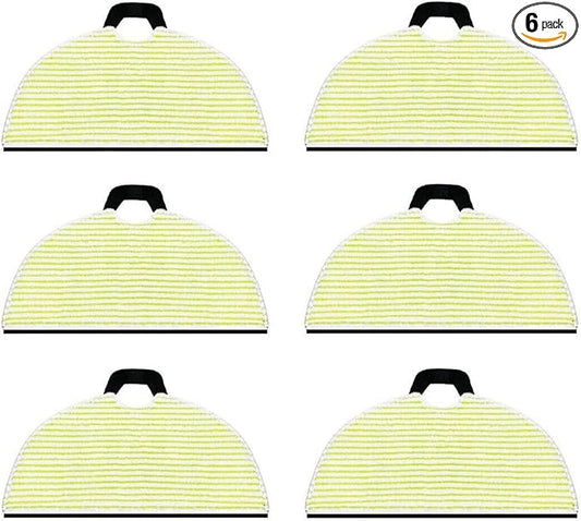 Goodsby 6x Replacement Washable Reusable Mopping Mop Pads for Shark AI Ultra 2 in1 AV2610WA AV2610WACA RV2400WD RV2410WD RV2600WA RV2600WD RV2610WA RV2610WACA RV2610WD RV2610WDCA RV2620WD Robot Vacuum