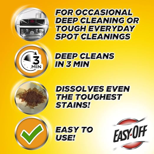 Easy-Off Professional Oven & Grill Cleaner, 144 oz (6 Cans x 24 oz)