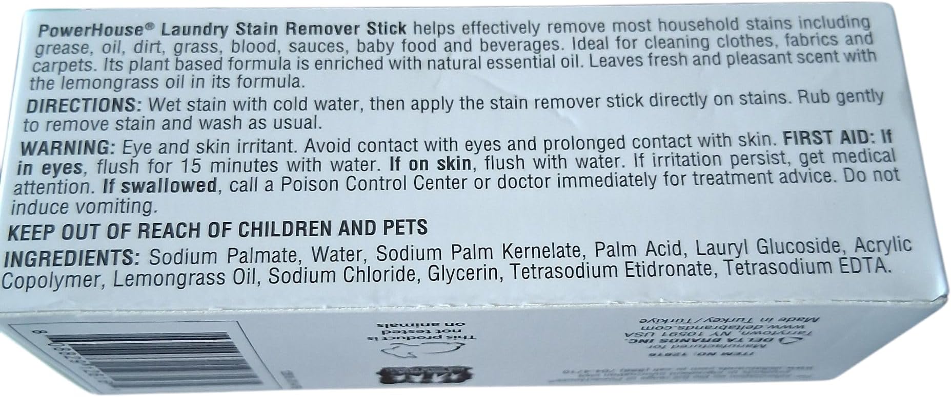 Laundry stain remover stick usc