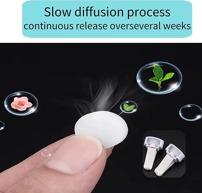 Car Air Freshener Refills, 30 Pcs Individual Package Car Air Vent Clip Replacement Pads Solid Fragrance Scent Air Freshener Refill Tablets (Lemon+Freesia+Blue bell)