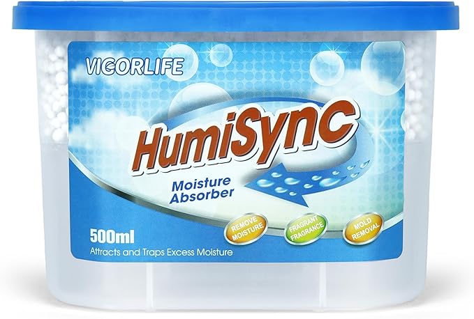 Moisture Absorber 10 Pack, 10.5 Oz Portable Humidity Absorber Boxes for Your Bathroom, RV & Car Moisture Control, Dehumidifiers Attracts Extra Moisture for Closet, Unscented