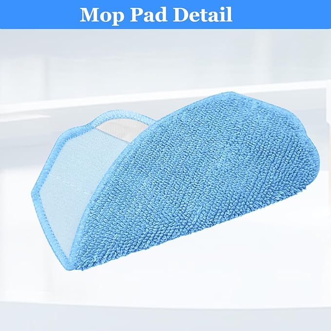 Mop Pad Replacement for MAMNV BR150/BR151, for ZCWA BR150/BR151, for GTTVO for ONSON for MANVN for ZC was for iMartine BR151, for MANVINS for Kilgone G20 Robot Vacuum