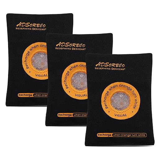 ADSorbco Rechargeable Desiccant Packs for Storage, Rechargeable Silica Gel Packets, Color Indicating Desiccant Packs for Suitcase, Storage Bins, 3D Filaments, Electronics, Cars, Safe (100, 100g)