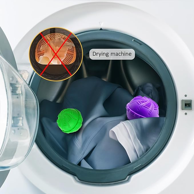 2PACK Laundry Balls Set Washer Ball for Super Washing Machine Laundry Ball Eco Friendly
