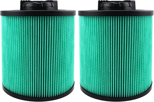 2 Pack DXVC6914 HEPA High Efficiency Cartridge Filter Fit for Dewalt 6-16 Gallon Wet/Dry Vacuum Cleaners DXV06P DXV09P DXV10P DXV10PL DXV10SA DXV12P DXV14P DXV16P