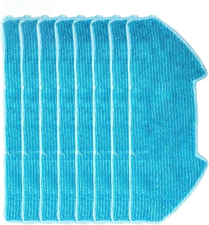 Replacement Mop Pads Disposable Mop Cloth Replacement Kit for BObsweep for RC400, for Dustin, for Ultra-Vision, Easy Installation, Efficient Robot Vacuum Cleaning Accessories(8 PACK)