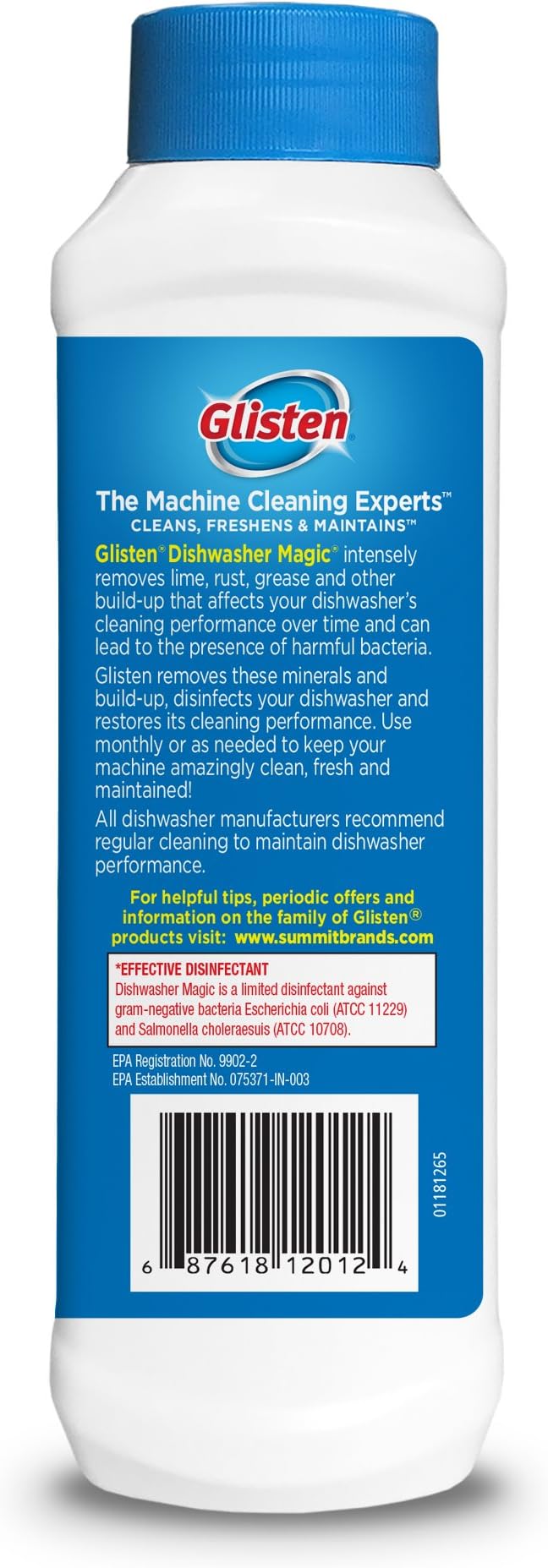 Glisten Dishwasher Magic Machine Cleaner & Disinfectant 2-Pack and Cooktop & Kitchen Cleaning Pads