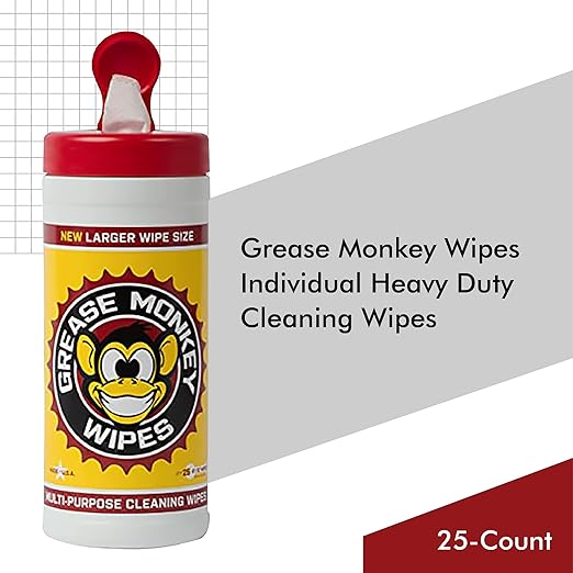 Multi-Purpose, Heavy Duty Cleaning Wipes Canister, 25-Count, Pack of 2