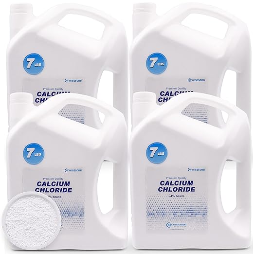 28LBS Calcium Chloride Desiccant, Moisture Absorbers Refill Beads - Fragrance Free, Moisture Absorber Refill