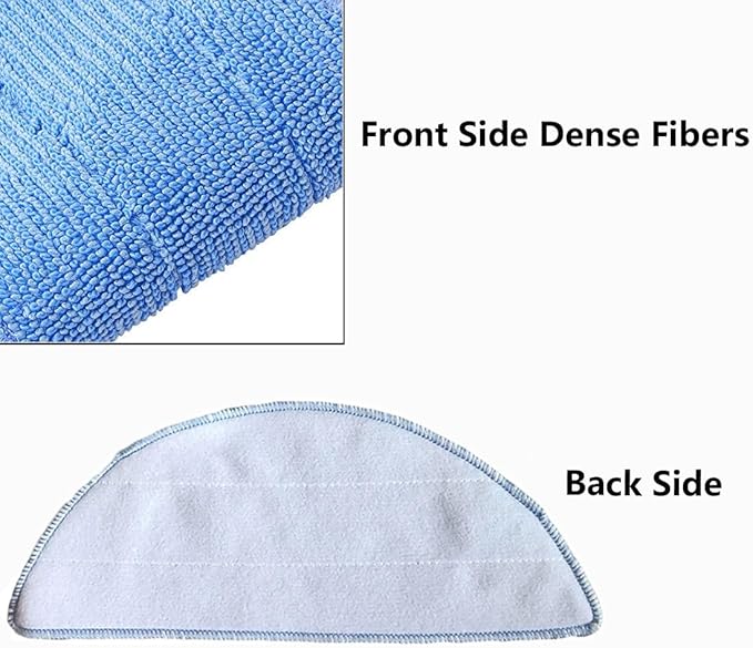 10pcs Mopping Pads for Ilife V9/V9 Pro/A12 pro/V3/V3s/V5/V5s/V5s pro/V5s Pro 2/V5s Plus/Noisz S5 Pro Robot Vacuum Cleaner Ilife Mop Pads