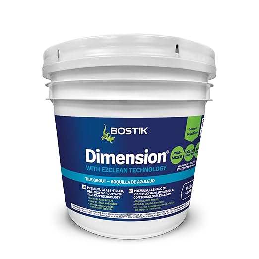 BOSTIK EZ Clean Dimension 9lb Premixed Tile Grout – Copper H720 | Professional Grade | Easy Apply & Clean, Glass-Filled Translucent Reflective, Stain & Crack Resistant, Fast Drying