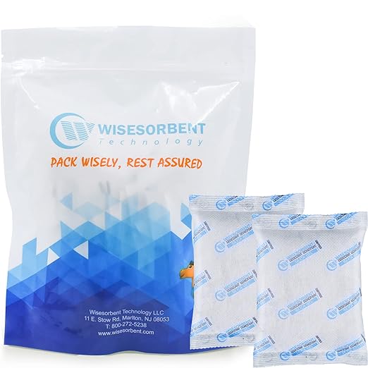 60 Packs 100 Gram Silica Gel Packets, Dessicant Beads Packets for Storage, Silica Gel Desiccant Packs, Moisture Absorber Silica Gel Beads Packs for Moisture Control
