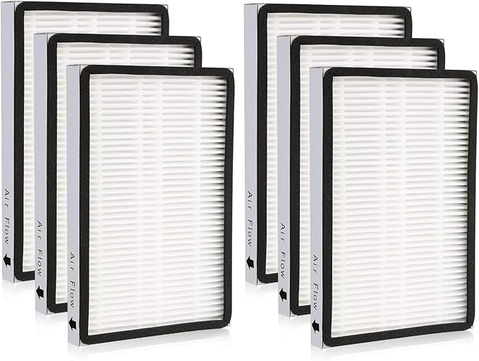 6-Pack 86889 HEPA Filters for Sears Kenmore EF-1 Vacuums & Panasonic Uprights Vacuums